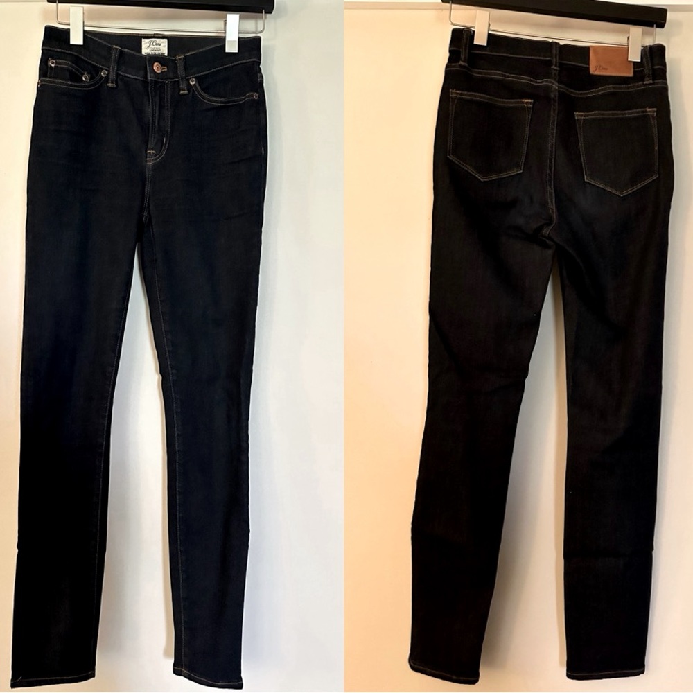 J.Crew Trademark 9” LOOKOUT HIGH RISE SKINNY Jean in Resin Wash, Size 26